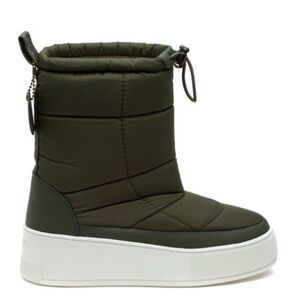 J/Slides NY MICKIE Army Nylon Puff Boot NIB